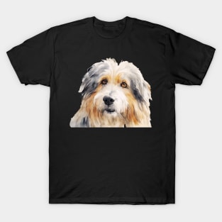 Watercolor Catalan Sheepdog T-Shirt